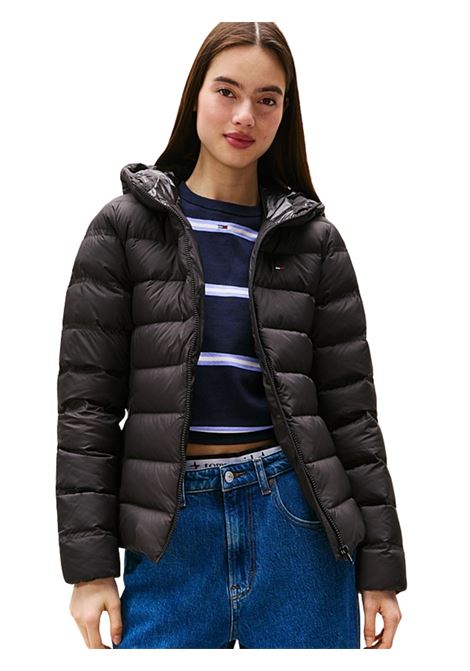 Piumino con cappuccio BLACK Tommy Hilfiger | DW0DW21617BDS